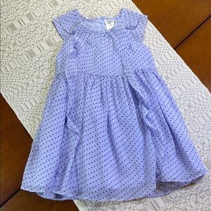 Oshkosh B’gosh Adorable Lavender Polka Dot Girl’s Dress Size 2T